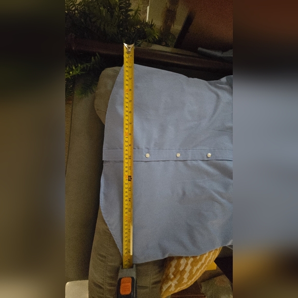 Blue button down shirt & Blue/Grey Vest Pinstripe pants - Picture 9 of 9